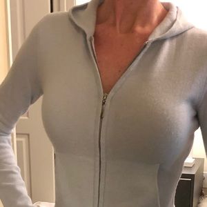 Jules Allen 100% cashmere hoodie